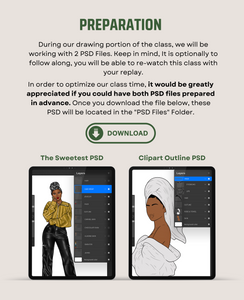 LIVE Procreate Class Art & Freebies